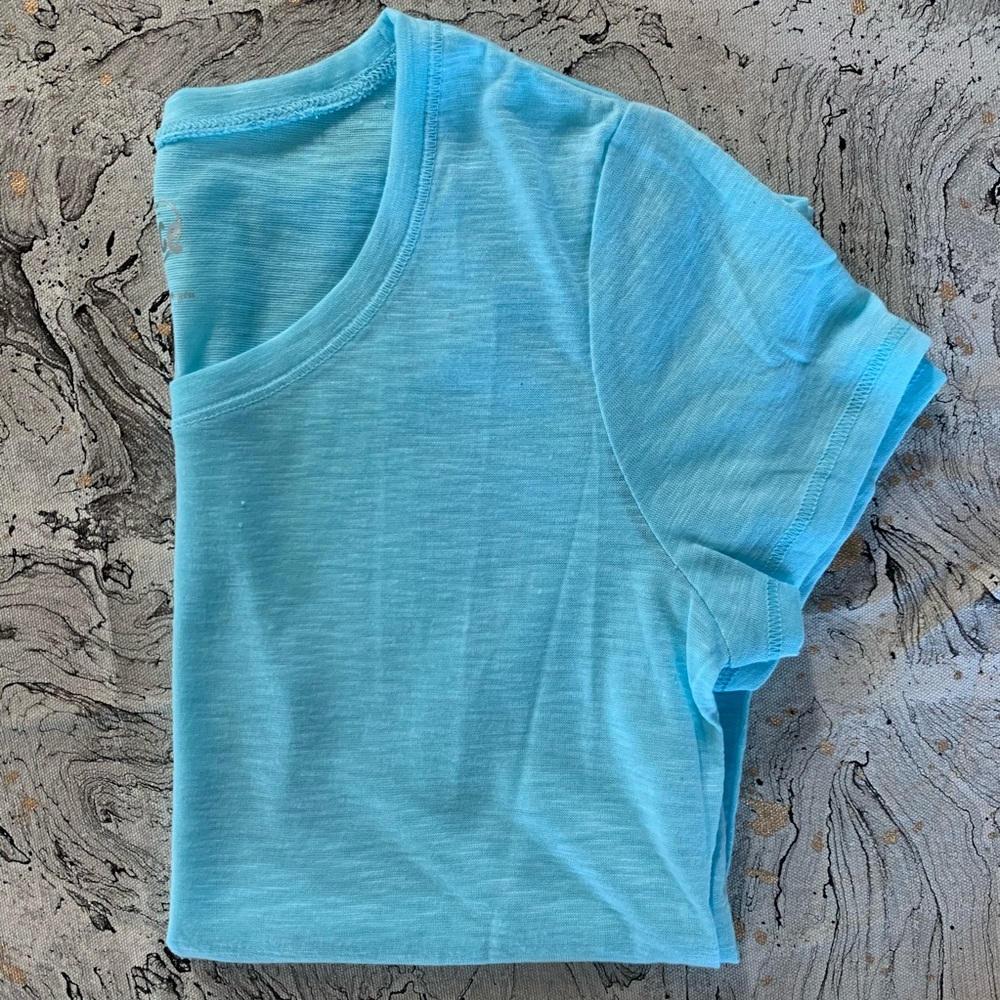 Light Blue Justice Girls T shirt